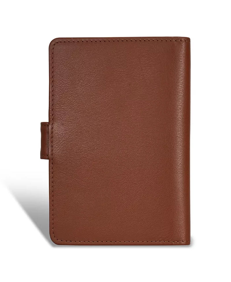 Men'S Onyx Collection Leather Passport Case