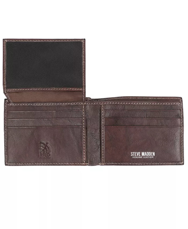 Men'S Antique-Like RFID Passport Case
