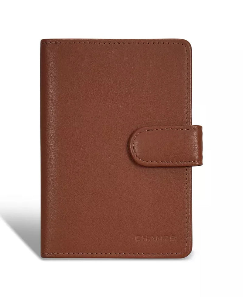Men'S Onyx Collection Leather Passport Case