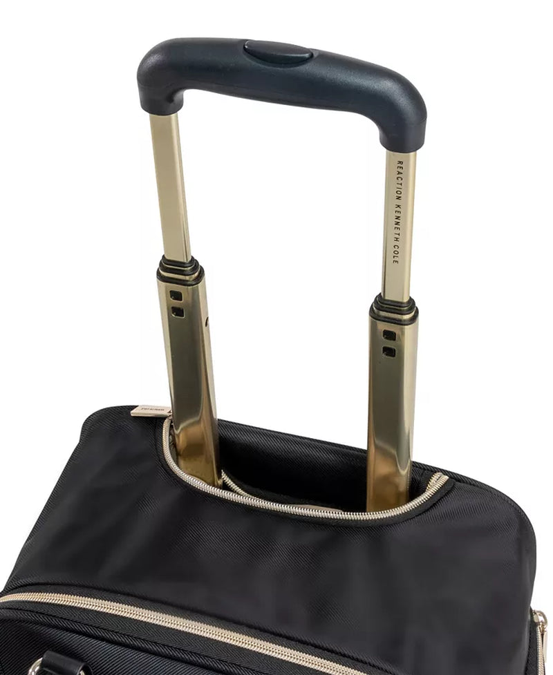17" Softside Chevron 4-Wheel Spinner Carry-On Underseater