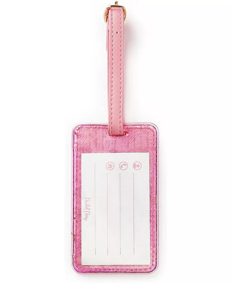 Travel Bundle Women'S Travel Accessory Passport Holder and Luggage Tag, Woven with Faux Leather