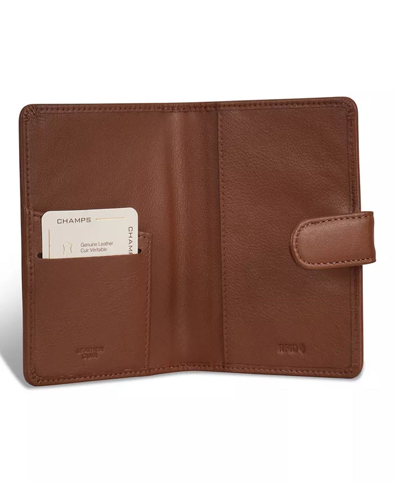 Men'S Onyx Collection Leather Passport Case