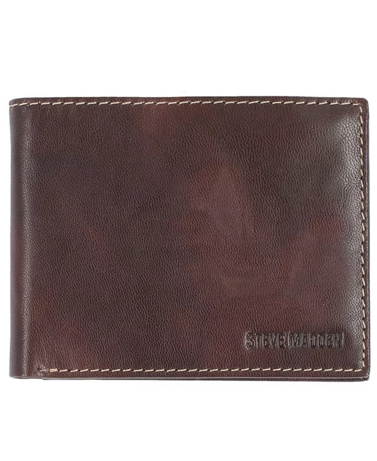 Men'S Antique-Like RFID Passport Case