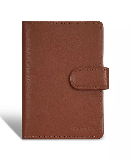 Men'S Onyx Collection Leather Passport Case