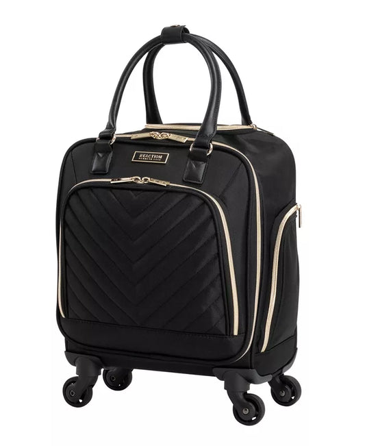 17" Softside Chevron 4-Wheel Spinner Carry-On Underseater