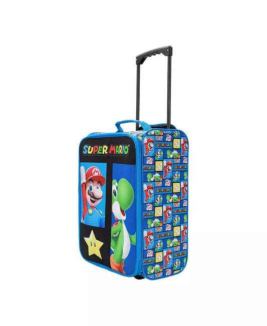 Bros Mario & Yoshi Blue 18In Pilot Case