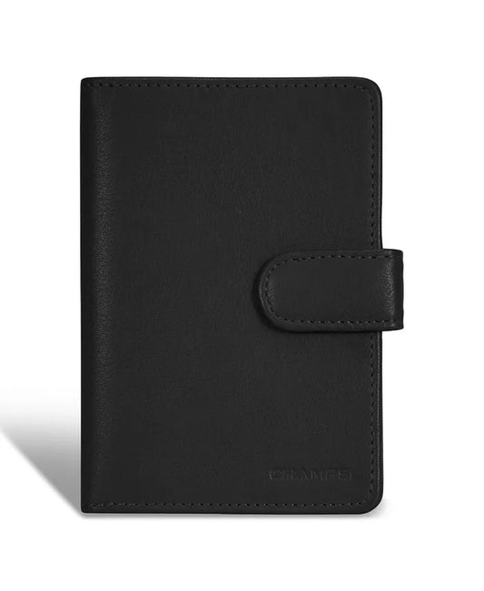 Men'S Onyx Collection Leather Passport Case