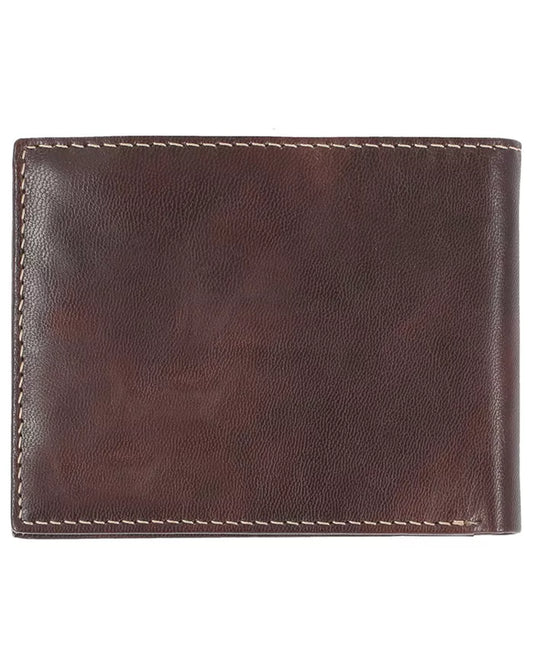 Men'S Antique-Like RFID Passport Case