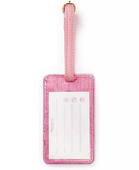 Travel Bundle Women'S Travel Accessory Passport Holder and Luggage Tag, Woven with Faux Leather