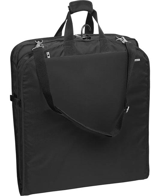 52" Premium Travel Garment Bag with Shoulder Strap and Two Large Pockets